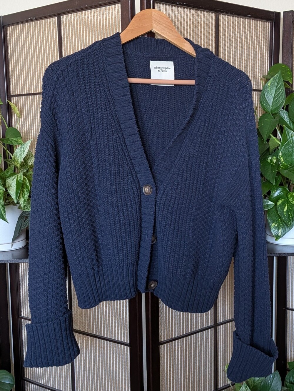 Abercrombie & Fitch The A&F Cameron Seed Stitch Cardigan